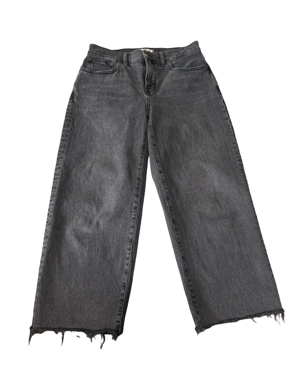 MADEWELL - The Perfect Vintage Wide-Leg Crop Jean 27 P - Picture 2 of 6